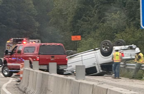 pair of medical transports required after two vehicle accident north of bridgeport in monongalia county