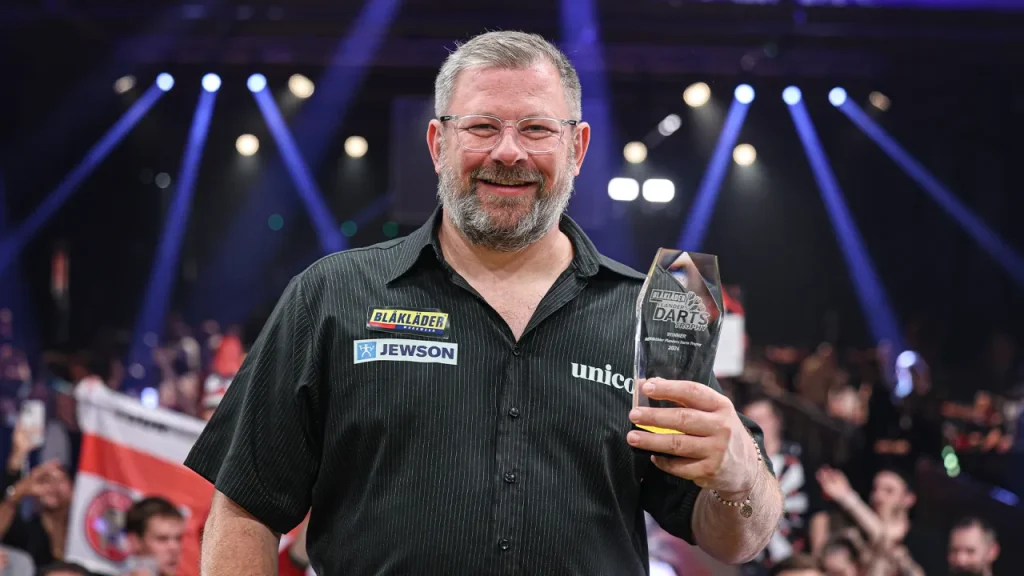 Wade ends decade long wait for PDC European Tour title at Flanders Darts Trophy wade ends decade long wait for pdc european tour title at flanders darts trophy