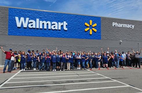 after sustaining heavy damage during july flooding, walmart in weston has opened doors for business