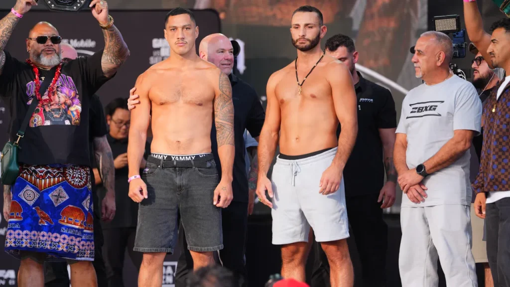 jai opetaia vs. noel mikaelian live fight updates, result and highlight from cruiserweight title clash