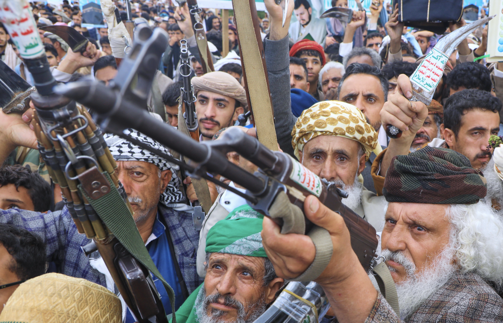 yemen’s houthi rebels tried to attack with a ballistic missile
