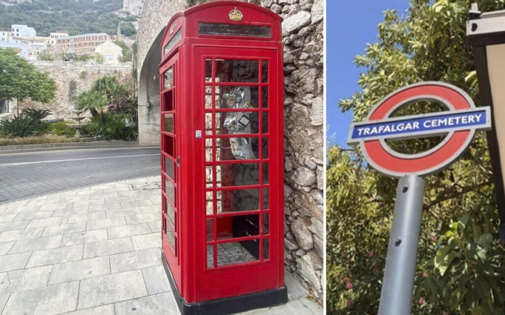 gibraltar reminds everyone what country they are in with red phone boxes and london style bus stops « euro weekly news