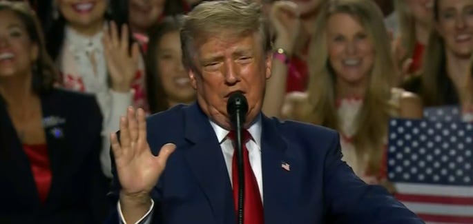 trump makes republicans take an oath to cheat in the midterm election