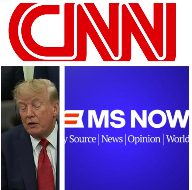 networks to sue trump after he bans reporters from cnn and ms now