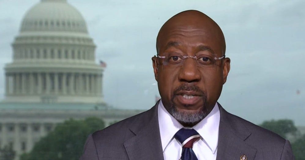 man of god sen. raphael warnock devastates trump