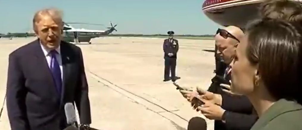 trump blows up when asked why republicans are fleeing his convention