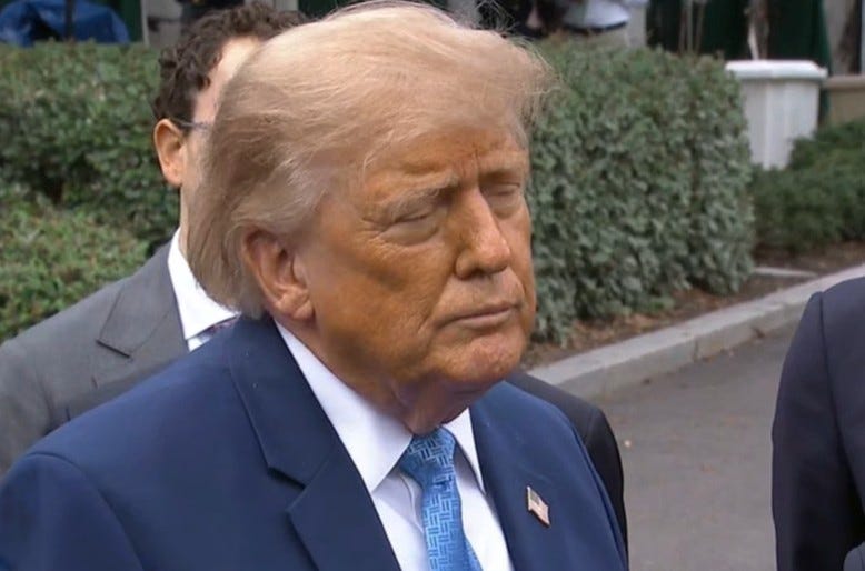 trump melts down into delusion when confronted with republicans breaking with him