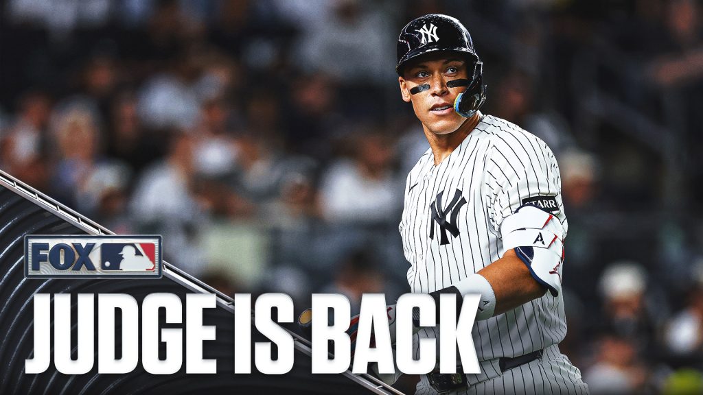 aaron judge is finally back. but right now, the yankees just need him to play it safe