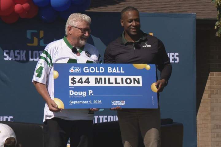 ‘first thing i thought of was the truck,’ says $44m saskatchewan lotto winner