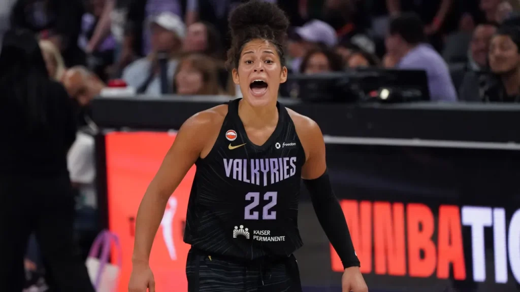 Aces face stunning elimination threat after Valkyries' dramatic playoff win aces face stunning elimination threat after valkyries' dramatic playoff win