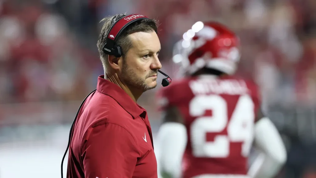 'why did he punt?' fans left confused after controversial decision by arkansas head coach ryan silverfield