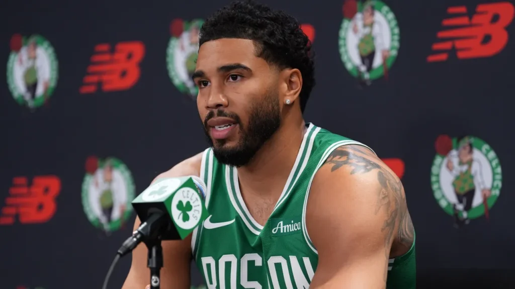 'much more confident': celtics' jayson tatum clears air on injury recovery & on court identity