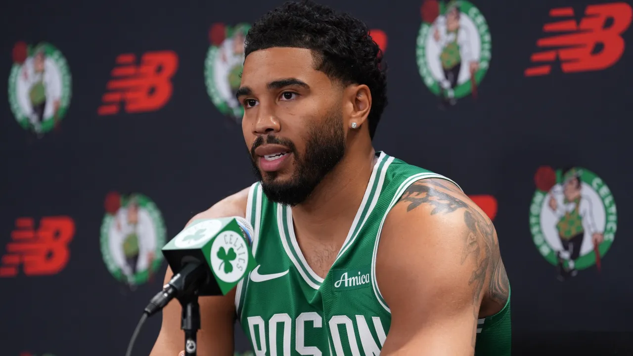 'much more confident': celtics' jayson tatum clears air on injury recovery & on court identity