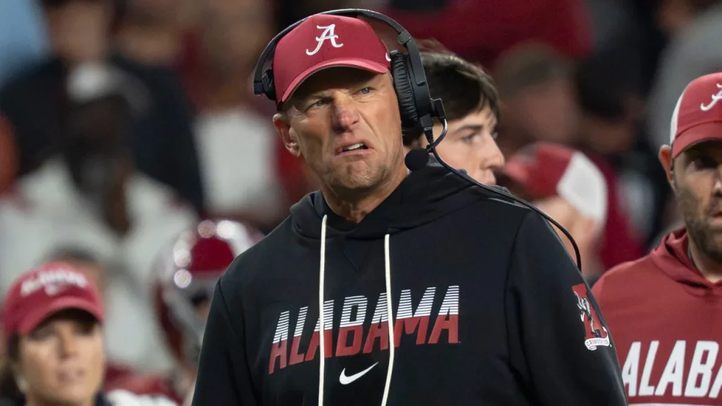 alabama, kalen deboer lose cool at worst time in heavyweight loss against georgia