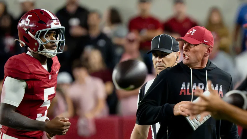 kalen deboer questions alabama cb’s ‘emotional maturity’ after costly personal foul