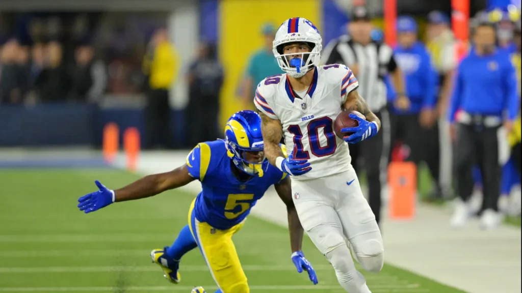 watch khalil shakir clock fastest speed of 2026 nfl season on crucial ot play