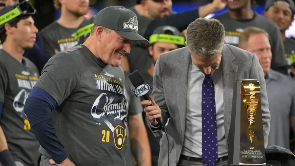 brewers manager pat murphy calls out critics with 'gamers' line after nlcs sweep of dodgers