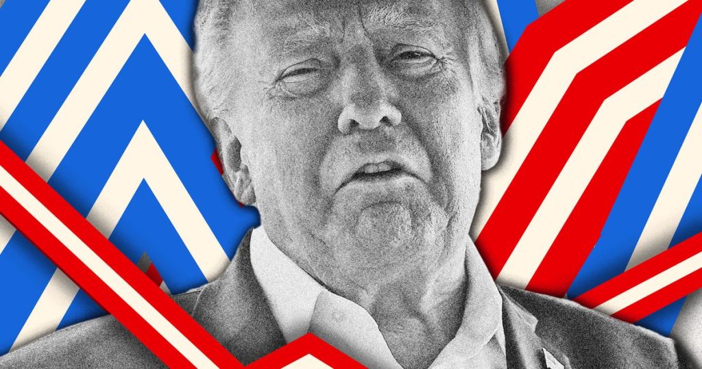 how low can trump go?