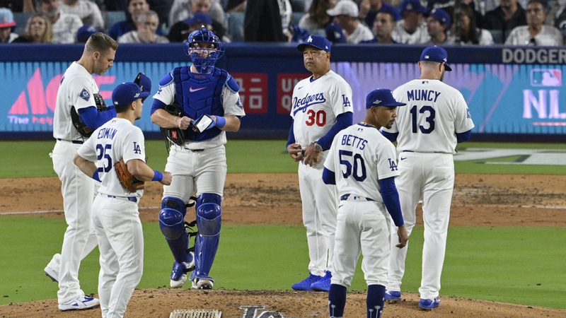 down 3 0 in nlcs, can dodgers ‘make a little more history’ to keep 3 peat alive?