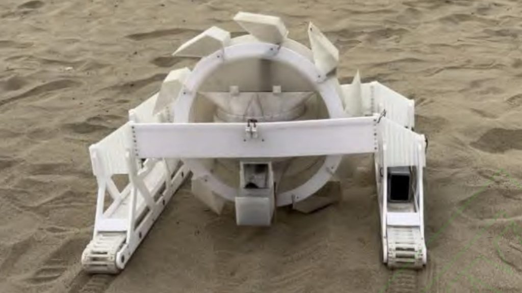 china’s dune like sand crawler could turn the whole taklamakan desert into an iron mine