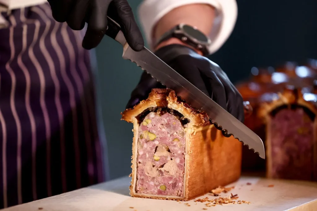 Frenchman breaks world record with 2.78m-long pâté en croûte frenchman breaks world record with 2.78m long pâté en croûte