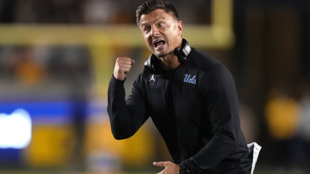 ucla remaining schedule: first year coach bob chesney is hottest name in sport and has bruins eying cfp