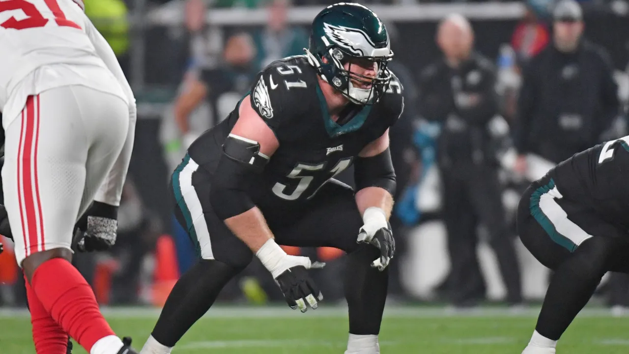 eagles new look ol after cam jurgens' trade, lane johnson retirement is very interesting