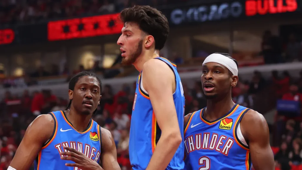 shai gilgeous alexander shoulders the blame from chet holmgren for the 2026 playoffs