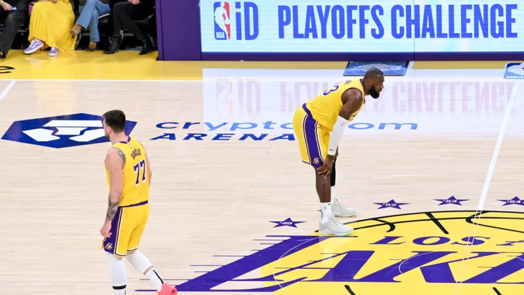 luka doncic reveals he feels no pressure about succeeding lebron james as the lakers' star