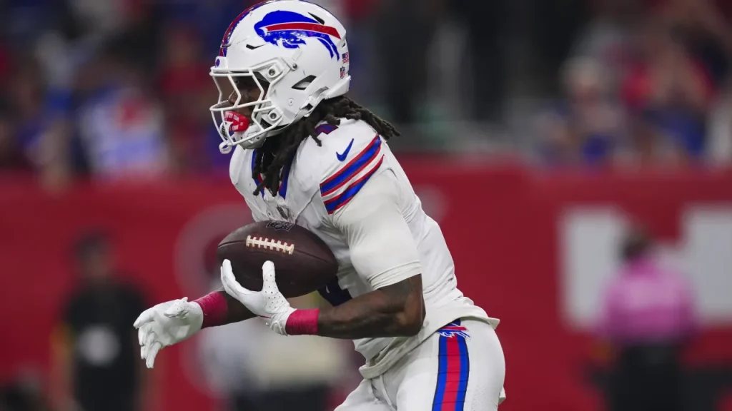 james cook could get less touches after mistake filled game on monday night football