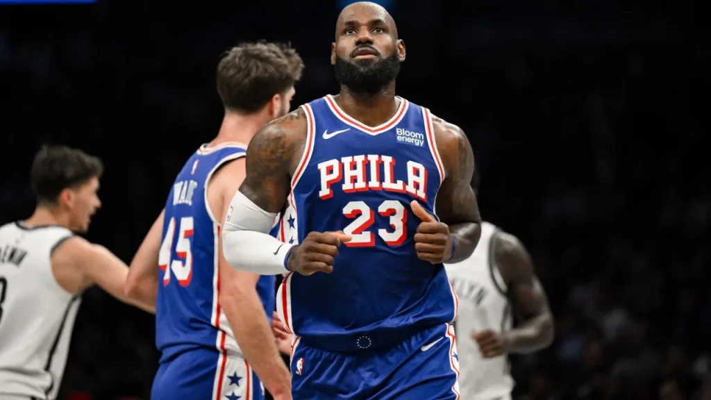 lebron james' unselfishness stands out in the promising preview for the 76ers' season