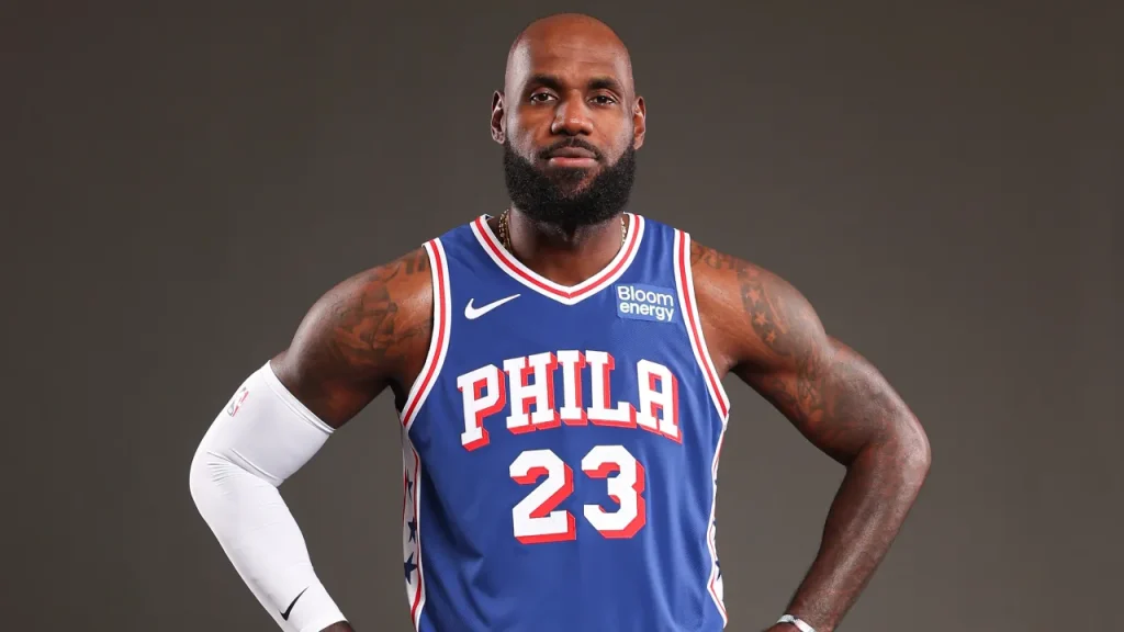 lebron james has two injuries the 76ers are already treating