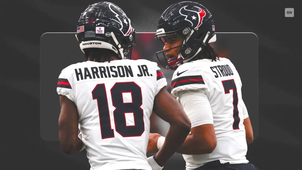 texans lineup projection with marvin harrison jr.: can c.j. stroud salvage ex ohio state teammate's nfl career?