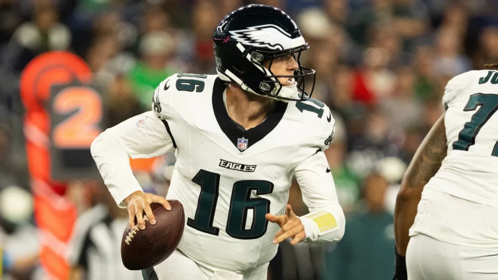 eagles making quarterback depth chart change after just three weeks