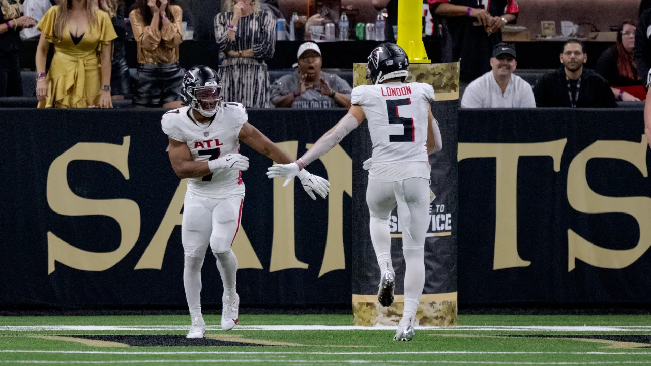 falcons stars bijan robinson and drake london have combined for more yards than 12 nfl teams