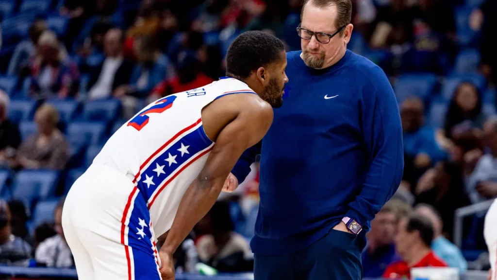 76ers' nick nurse sounds off on report that lebron james has gotten on joel embiid for being late