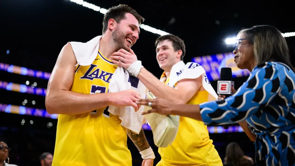 sandro mamukelashvili reveals how austin reaves and luka doncic boost the lakers' offense