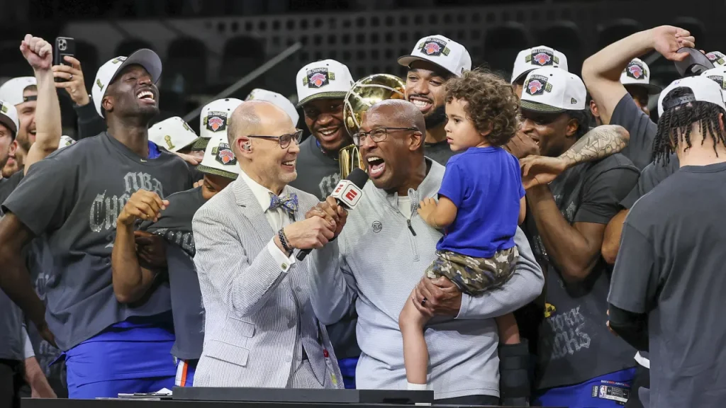 knicks' mike brown setting tone for season after going nuclear on his players during training camp