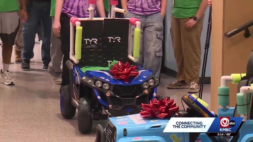 robotics students create mobility toy cars