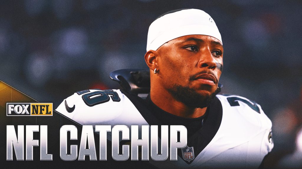 NFL Catchup: Saquon Barkley Among 24 Eagles On Injury Report; Caleb Williams Returns nfl catchup: saquon barkley among 24 eagles on injury report; caleb williams returns
