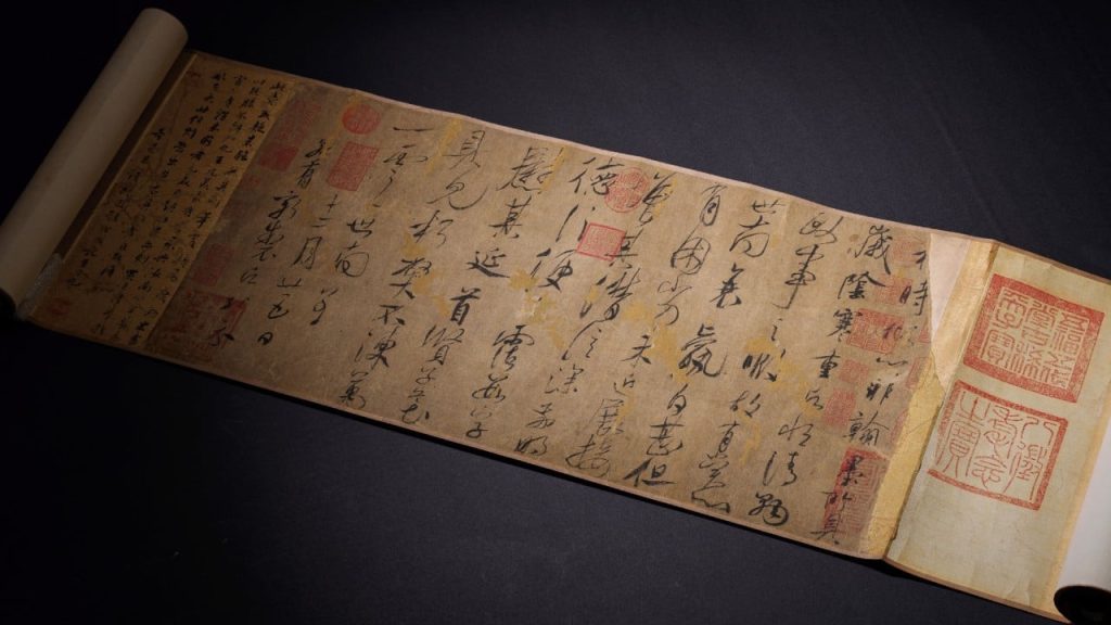 rare chinese calligraphy scroll resurfaces after 81 years, sells for us$22.6 million