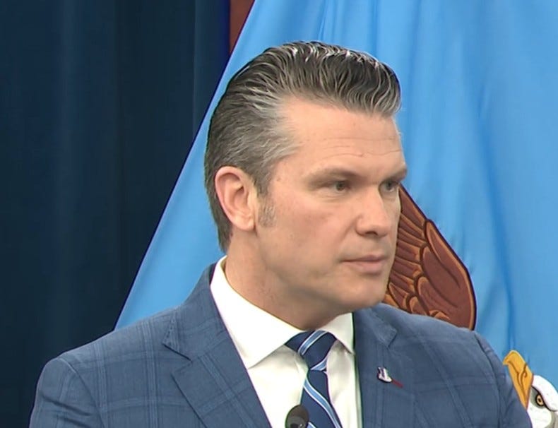 growing signs that pete hegseth is on thin ice after trump cancels public execution
