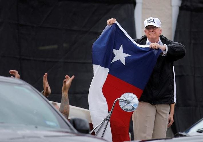 hispanics are furious at trump so he is coming to texas to rub their noses in it