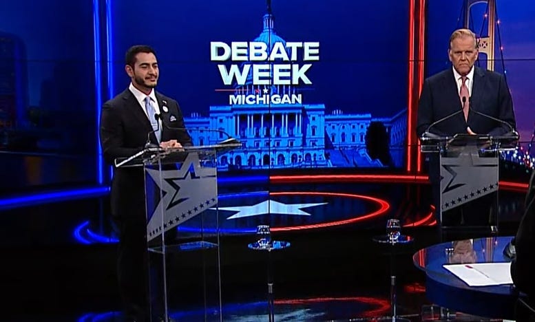 abdul el sayed wins michigan senate debate because mike rogers can’t shake trump