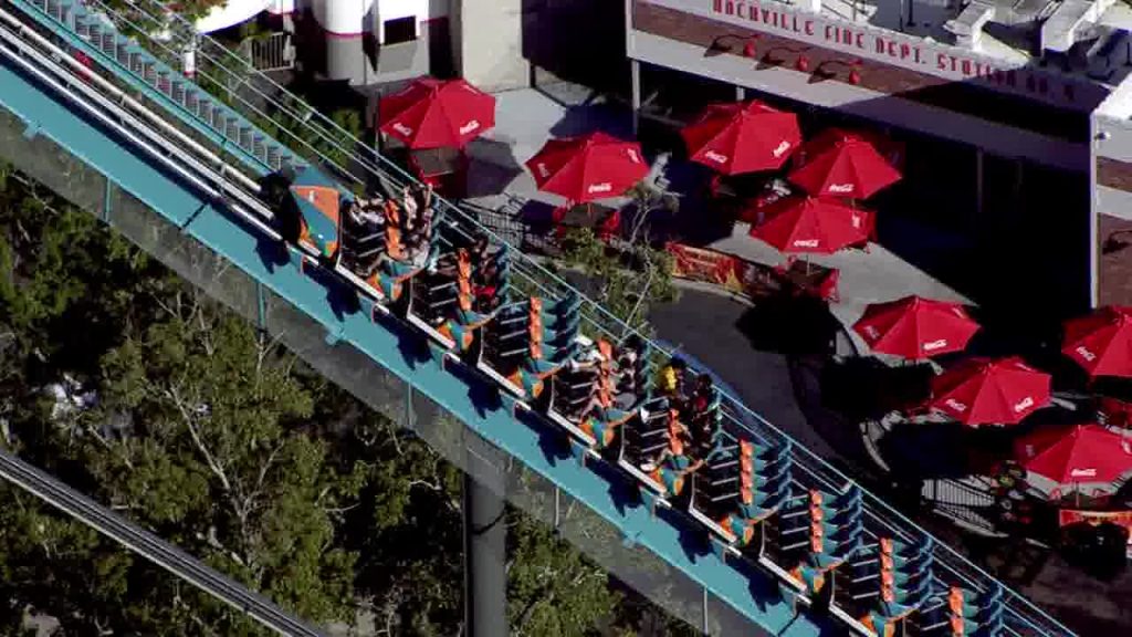 six flags over georgia: person falls from goliath roller coaster